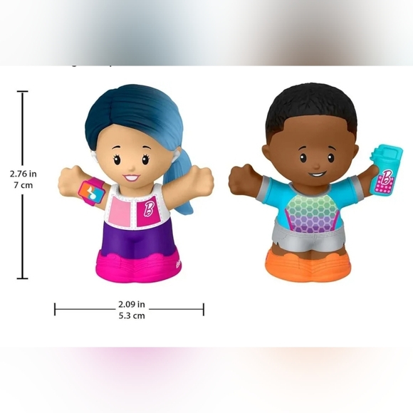 BARBIE Fisher-Price Little People Athletic Wellness Healthy Exercise Yoga NWT - Picture 4 of 4